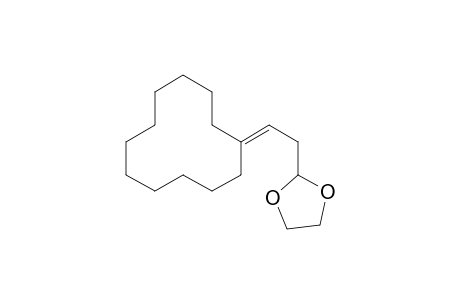 2-(2-cyclododecylideneethyl)-1,3-dioxolane