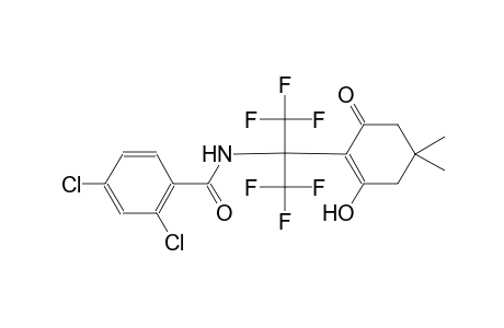 2,4-dichloro-N-[2,2,2-trifluoro-1-(2-hydroxy-4,4-dimethyl-6-oxo-1-cyclohexen-1-yl)-1-(trifluoromethyl)ethyl]benzamide