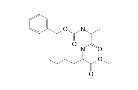 L-ala-L-nle, N-(Benzyloxycarbonyl)-, methyl ester