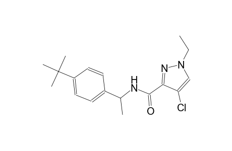 N-[1-(4-tert-butylphenyl)ethyl]-4-chloro-1-ethyl-1H-pyrazole-3-carboxamide