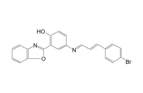 2-(1,3-benzoxazol-2-yl)-4-{[(E,2E)-3-(4-bromophenyl)-2-propenylidene]amino}phenol
