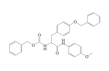 carbamic acid, [2-[(4-methoxyphenyl)amino]-2-oxo-1-[[4-(phenylmethoxy)phenyl]methyl]ethyl]-, phenylmethyl ester