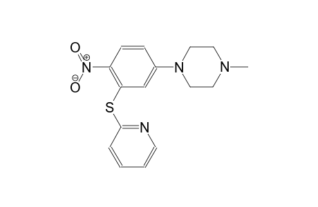 1-methyl-4-[4-nitro-3-(2-pyridinylsulfanyl)phenyl]piperazine