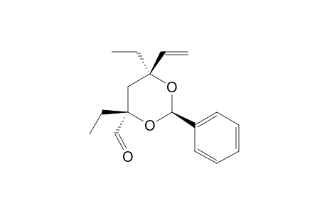 (4S,6S)-4,6-DIETHYL-2-PHENYL-6-VINYL-1,3-DIOXANE-4-CARBALDEHYDE