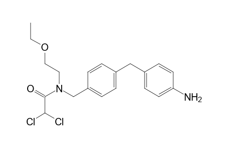 Acetamide, N-[[4-[(4-aminophenyl)methyl]phenyl]methyl]-2,2-dichloro-N-(2-ethoxyethyl)-