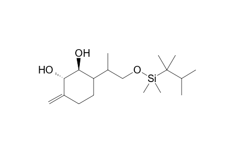 (1S,2S)-3-{2'-{[Dimethyl(1",1",2"-trimethylpropyl)silyl]oxy}-1'-methylethyl}-6-methylenecyclohexane-1,2-diol