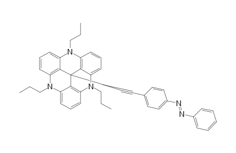 (E)-12c-[4-(Phenyldiazenyl)phenyl]ethynyl-4,8,12-tri-n-propyl-4,8,12-triazatriangulene