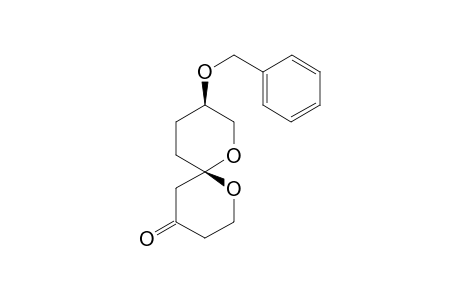 (6S,9R)-9-Benzyloxy-1,7-dioxaspiro[5.5]undecan-4-one