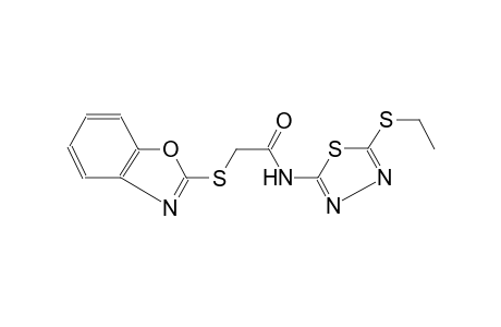 acetamide, 2-(2-benzoxazolylthio)-N-[5-(ethylthio)-1,3,4-thiadiazol-2-yl]-