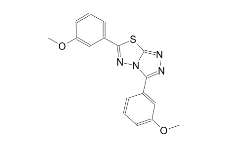 3,6-bis(3-methoxyphenyl)[1,2,4]triazolo[3,4-b][1,3,4]thiadiazole