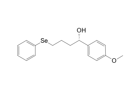(1S)-1-(4-Methoxyphenyl)-4-(phenylseleno)butan-1-ol