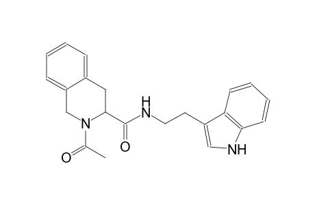 3-isoquinolinecarboxamide, 2-acetyl-1,2,3,4-tetrahydro-N-[2-(1H-indol-3-yl)ethyl]-