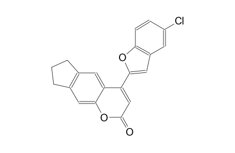 indeno[5,6-b]pyran-2(6H)-one, 4-(5-chloro-2-benzofuranyl)-7,8-dihydro-