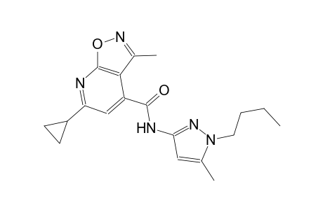 isoxazolo[5,4-b]pyridine-4-carboxamide, N-(1-butyl-5-methyl-1H-pyrazol-3-yl)-6-cyclopropyl-3-methyl-