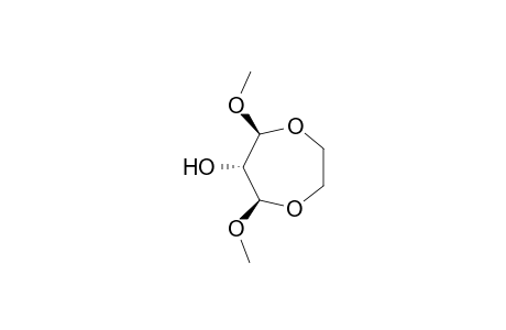 6-Hydroxy-5,7-dimethoxy-1,4-dioxepan