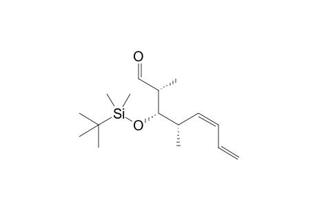 (2R,3S,4S,5Z)-3-[tert-butyl(dimethyl)silyl]oxy-2,4-dimethyl-octa-5,7-dienal