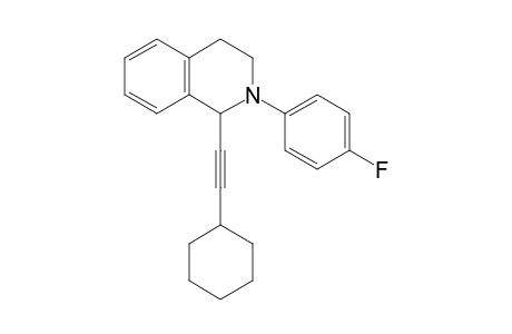 1-(cyclohexylethynyl)-2-(4-fluorophenyl)-1,2,3,4-tetrahydroisoquinoline