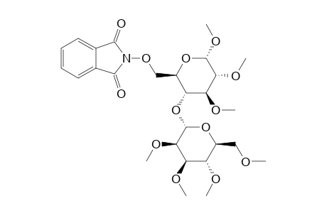 METHYL-2,3,4,6-TETRA-O-METHYL-ALPHA-D-MANNOPYRANOSYL-(1->4)-2,3-DI-O-METHYL-6-O-PHTHALIMIDO-ALPHA-D-GLUCOPYRANOSIDE