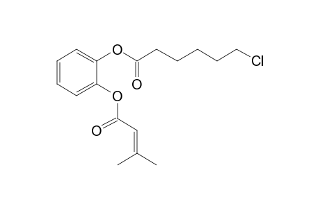 1,2-Benzenediol, o-(6-chlorohexanoyl)-o'-(3-methylbut-2-enoyl)-