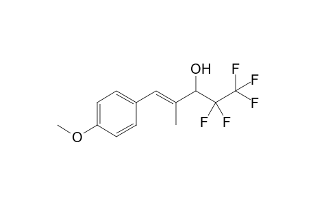 (E)-4,4,5,5,5-pentafluoro-1-(4-methoxyphenyl)-2-methyl-1-penten-3-ol