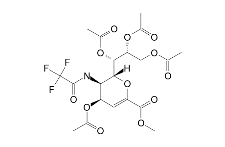 METHYL-4,7,8,9-TETRA-O-ACETYL-2,6-ANHYDRO-3,5-DIDEOXY-5-(2,2,2-TRIFLUOROACETAMIDO)-D-GLYCERO-D-TALO-NON-2-ENONATE