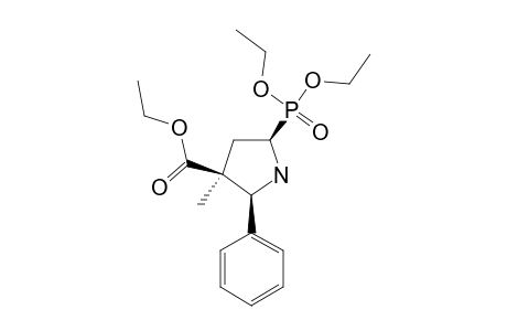 4-METHYL-CIS,CIS-2-DIETHYLPHOSPHONO-4-CARBETHOXY-5-PHENYL-PYRROLIDINE