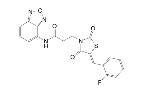 3-thiazolidinepropanamide, N-(2,1,3-benzoxadiazol-4-yl)-5-[(2-fluorophenyl)methylene]-2,4-dioxo-, (5Z)-