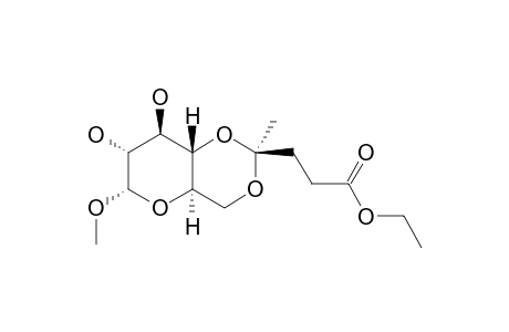 METHYL-4,6-O-[(S)-3-ETHOXYCARBONYL-BUTYLIDENE]-ALPHA-D-GLUCOPYRANOSIDE