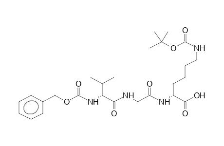 BENZYLOXYCARBONYL-VALINE-GLYCINE-(TERT-BUTYLOXYCARBONYL)LYSINETRIPEPTIDE