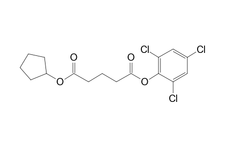 Glutaric acid, cyclopentyl 2,4,6-trichlorophenyl ester