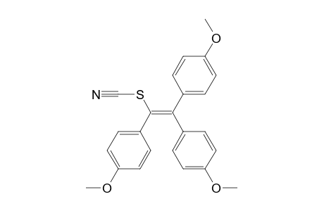 1,2,2-tris(p-methoxyphenyl)ethenyl thiocyanate