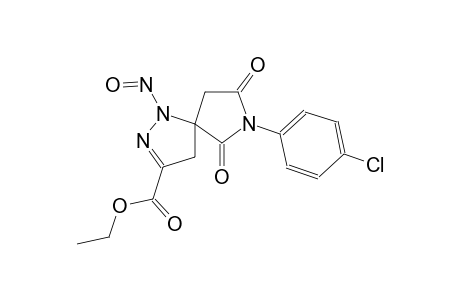 ethyl 7-(4-chlorophenyl)-1-nitroso-6,8-dioxo-1,2,7-triazaspiro[4.4]non-2-ene-3-carboxylate