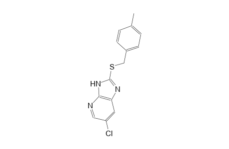 6-chloro-2-[(4-methylbenzyl)sulfanyl]-3H-imidazo[4,5-b]pyridine