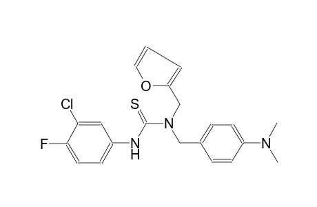 thiourea, N'-(3-chloro-4-fluorophenyl)-N-[[4-(dimethylamino)phenyl]methyl]-N-(2-furanylmethyl)-