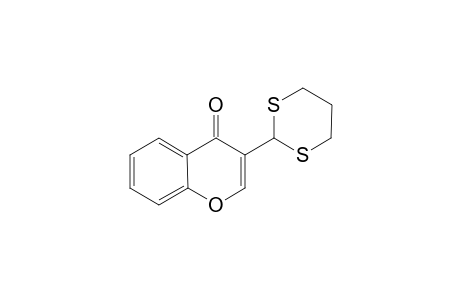 3-(1,3-Dithian-2-yl)-4H-chromen-4-one