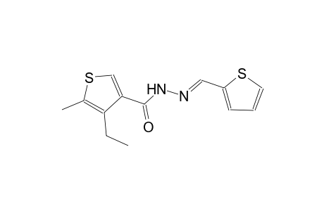 4-ethyl-5-methyl-N'-[(E)-2-thienylmethylidene]-3-thiophenecarbohydrazide