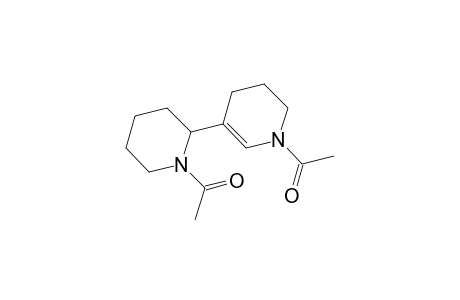 Pyridine, 1-acetyl-5-(1-acetyl-2-piperidinyl)-1,2,3,4-tetrahydro-