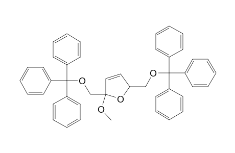 METHYL-1,6-BIS-O-(TRIPHENYLMETHYL)-2,3-DIDEOXY-2,3-DIDEHYDRO-ALPHA-D-FRUCTOFURANOSIDE