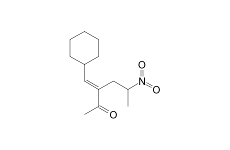 (E)-5-Nitro-3-[(cyclohexyl)methylidene]hexane-2-one
