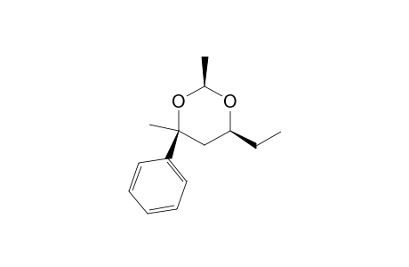 (2S,4S,6S)-2,4-Dimethyl-6-ethyl-4-phenyl-[1,3]-dioxane