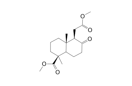 DIMETHOXY-8-OXO-13,14,15,16,17-PENTANOR-LABDANE-12,19-DIOATE