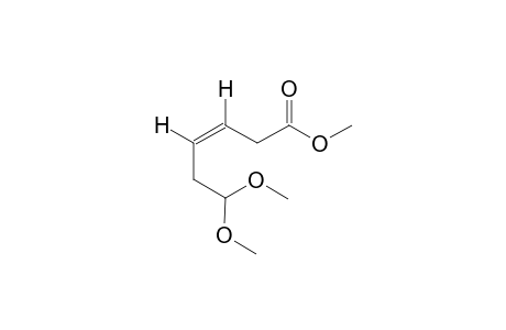 methyl (Z)-6,6-dimethoxyhex-3-enoate