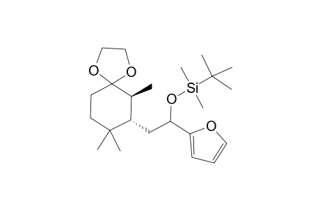 (6S,7S)-7-(2-Furan-2-yl-2-t-butyldimethylsiloxyethyl)-6,8,8-trimethyl-1,4-dioxaspiro[4.5]decane