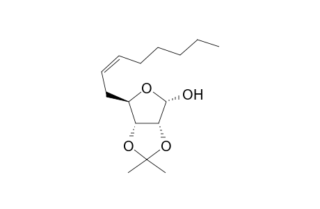2,3-O-isopropylidene-6(Z)-dodecene-L-ribofuranose