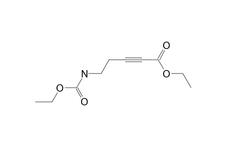 5-(carbethoxyamino)pent-2-ynoic acid ethyl ester