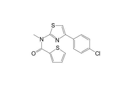 N-(4-(4-Chlorophenyl)thiazol-2-yl)thiophene-2-carboxamide, N-methyl-