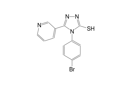 4-(4-bromophenyl)-5-(3-pyridinyl)-4H-1,2,4-triazole-3-thiol