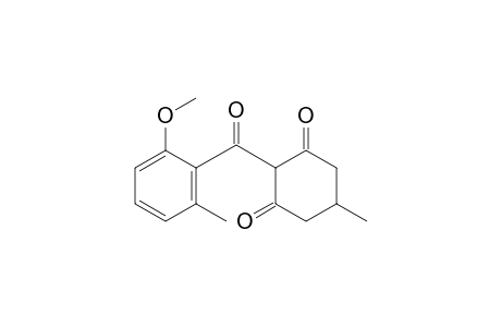 2-(2'-Methoxy-6'-methylbenzoyl)-5-methyl-1,3-cyclohexanedione