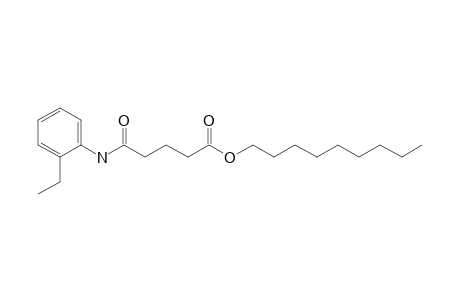 Glutaric acid, monoamide, N-(2-ethylphenyl)-, nonyl ester