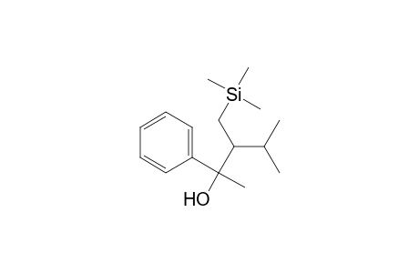 4-Methyl-2-phenyl-3-trimethylsilylmethylpentan-2-ol